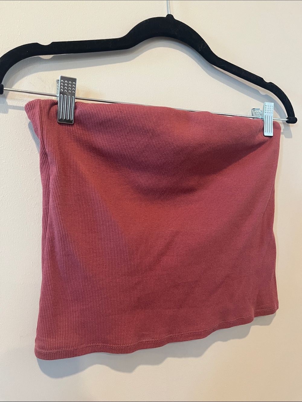 H&M Divided Basics Tube Top in Dusty Rose
